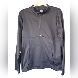 Balanced Collection Purple Half Zip Pullover Medium‎ Kangaroo Pocket soft inside